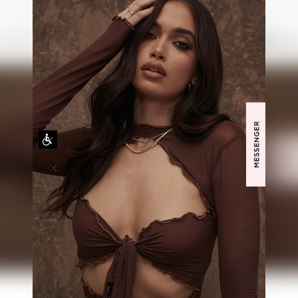 Avery brown bodysuit